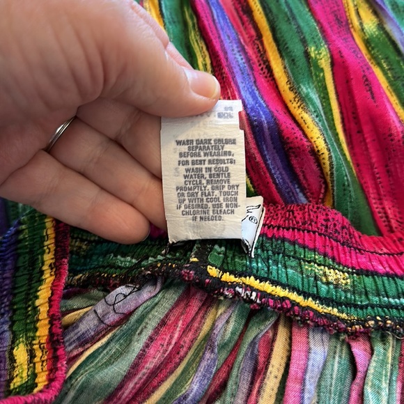 Napa Valley Multicolor Pleated Skirt - Picture 6 of 6